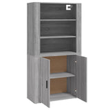 Highboard Grey Sonoma Engineered Wood 3185365