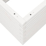 Garden Planter White 110x60x46 cm Solid Wood Pine 3282460