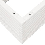 Garden Planter White 110x60x46 cm Solid Wood Pine 3282460