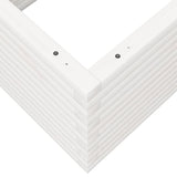 Garden Planter White 110x60x46 cm Solid Wood Pine 3282460