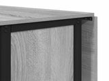 Folding Dining Table with Castors 130 x 80 x 76.5 cm steel PB 8006046