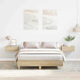 Bed Frame Sonoma 137 x 190 cm Engineered Wood 901000