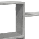 ZNTS Wall Shelf Concrete Grey 159x18x65 cm Engineered Wood 853212