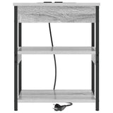 Bedside Cabinet Grey Sonoma 41 x 31 x 51 cm Engineered Wood 859541