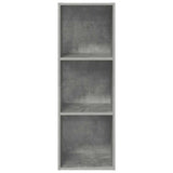 Wall-mounted TV Cabinet Concrete Grey 37x37x107 cm Engineered Wood 805484