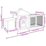 Chicken Coop Brown Solid firwood, plywood, galvanised steel Large 170220