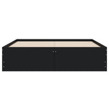 Bed Frame with Drawers without Mattress Black 120x200 cm 3207281