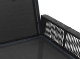 Garden Chairs 6 pcs Black and Dark Grey Poly Rattan 42025095