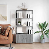 Bookshelf Grey sonoma 80 x 30 x 155.5 cm Engineered Wood 868440