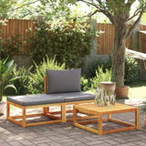 Garden Table Acacia Wood finish Solid Acacia Wood Compact 3278938