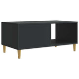 Coffee Table Black 90 x 50 x 40 cm Engineered Wood 894726