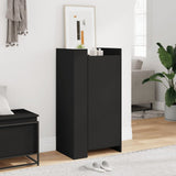 Shoe Cabinet Black 52x37.5x100 cm Engineered Wood 848438