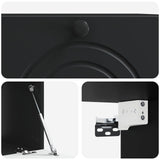 Wall-Mounted TV Cabinet Black 59.5 x 41 x 30 cm Engineered Wood 898166