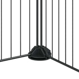 20-Panel Pet Cage with Door Black 35x35 cm Steel 3114058