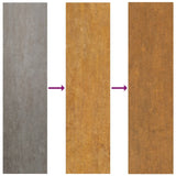 ZNTS Wall Planters 2 pcs Rusty Corten Steel 53x10x17 cm 823686