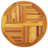 Table Top 60x2 cm Round Solid Wood Acacia 4004248