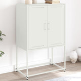 Highboard White 68.5x38.5x107 cm Steel 846511