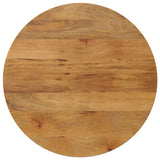 Table Top 70x3.8 cm Round Solid Wood Mango 370077