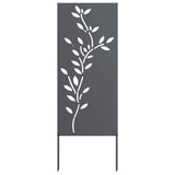 Garden Privacy Screen Anthracite 50 x 140 cm Cold-rolled steel 876324