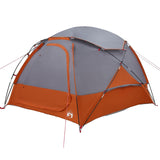 Dome Tent with Removable Rainfly Grey and Orange 4-Person 42017375
