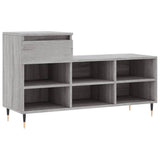 Shoe Cabinet Grey Sonoma 102x36x60 cm Engineered Wood 831362