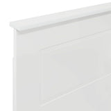 Headboard Gloss White Engineered wood 888368