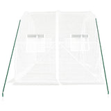 Greenhouse with Steel Frame White 6 m 3x2x2 m 364079