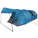 Tunnel Tent 4-Person with Roof Blue and Grey 740 x 370 x 220 cm 42004036
