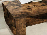 Coffee Table Smoked Oak 92 x 49.5 x 45 cm Engineered Wood 8000112