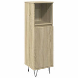 3 Piece Bathroom Furniture Set Sonoma Oak Engineered Wood 3307674