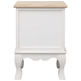 Bedside Cabinets 2 pcs 35x30x50 cm Paulownia Wood 284065