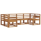 Outdoor Sofa Set 6 pcs Natural Solid Acacia Wood 3366872