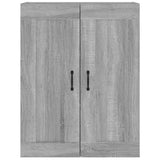 Hanging Wall Cabinet Grey Sonoma 69.5x32.5x90 cm 817397