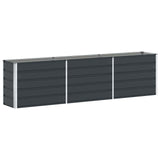 Planter Anthracite 290 x 50 x 75 cm Galvanised Steel 42018207