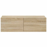 4 Piece TV Cabinet Set Sonoma Oak Engineered Wood 3114328