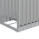 Log Holder Silver 40x45x100 cm Galvanised Steel 364587