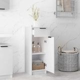 Bathroom Cabinet White 32x33.5x90 cm Engineered Wood 811286