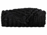 Throw Blankets 6 pcs Black 270 x 240 cm Fleece 42016888