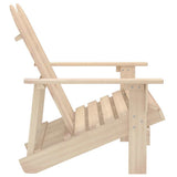 Garden Chair Natural Wood Solid Fir Wood Standard Ergonomic 315902