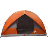 Tunnel tent Grey and Orange 500 x 348 x 200 cm Taffeta 42001171