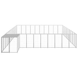 Dog Kennel Silver 31.46 m Steel 3082247