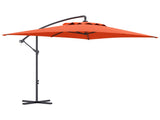 3 Cantilever Overhanging Parasol, with Cross Base - Orange T3398P323891