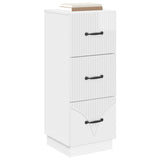 Drawer Cabinet High Gloss White 33 x 34.5 x 87 cm 895309