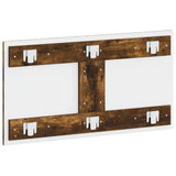 Wall-Mounted Headboard HOORN Smoked Oak Engineered Wood 897420