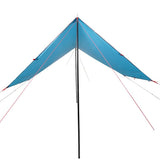 Camping Tarp Blue 430x380x210 cm Waterproof 94683