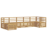 Outdoor Sofa Set 7 pcs White 3392174