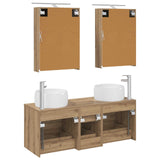 Bathroom Furniture Set 5 pcs Artisan Oak 3407038