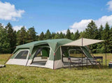 Instant Tent Green 10-Person 185T Polyester with PU Coating 42017487