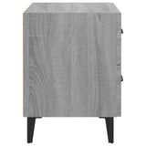 Bedside Cabinets 2 pcs Grey Sonoma 40x35x47.5 cm 817294