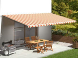 Replacement Fabric for Awning Yellow and Orange 6x3.5 m 312024